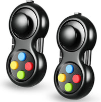 Skylety 2 Fidget Pad Game Controller Fidget Toy - Black Style