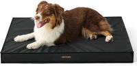 LE SURE Outdoor Waterproof Dog Beds Large Sized - 30"L x 20"W x 3"Th / Black