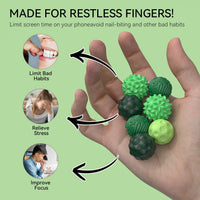 Magnetic Fidget Balls for Adults & Teens - Green (8-pack) - image 3