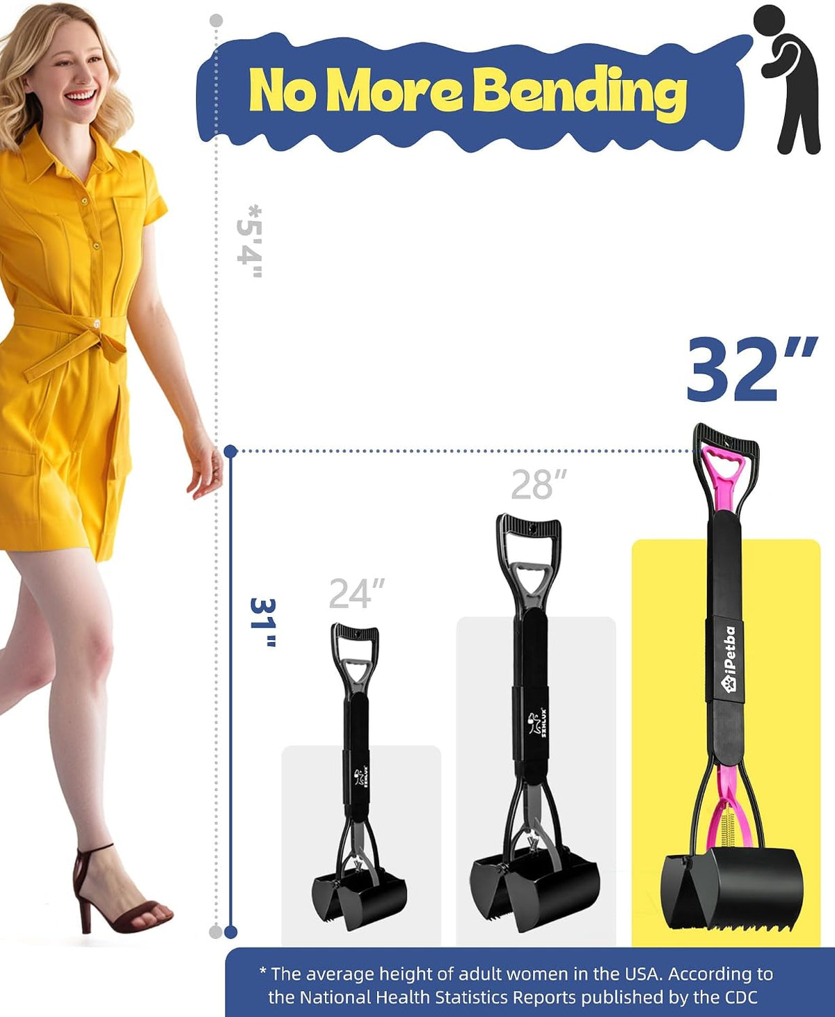 Heavy-duty Large Dog Pooper Scooper for Yard - image 3