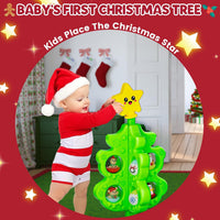 Handwell my first Christmas tree for toddlers with roly poly toys, trains and tracks - view 7
