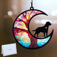 Original CCiaga DIY Dog Angel Memorial Suncatcher with Sympathy Card - 6-labrador