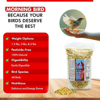 Morning Bird Miracle Meal 1.5 lbs – Soft Food for Birds with Vitamins & Supplements – Packed with Protein, Minerals & Amino Energy – Promotes Strong Feathers, Breeding & Overall Wellness
