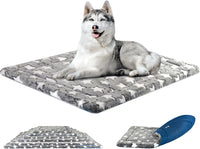 KROSER Fancy Crate Pad Bed Mat Reversible, Machine Washable - Large