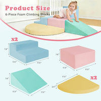 HHH HIKECUCAN 4-piece soft foam climbing blocks for toddlers with built-in ball pit - view 4
