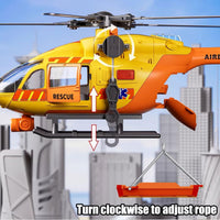 CSDCSD large helicopter toy with crane and cargo basket, lights and sounds - view 13