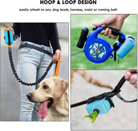 2 Pack Dog Poop Bag Holder for Leash + 80 Count Doggie Waste Bag - Blue-Two - image 2