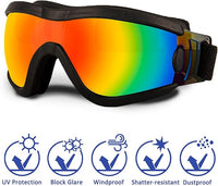 Small Dog Sunglasses with Adjustable Strap UV Protection, Winproof Puppy Sunglasses, Suitable for Dogs Eyes Protection，Soft Dog Goggles