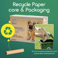 ATIFBOP Biodegradable Dog Poop Bags Rolls 360 Count Scented - 360 Count (Pack of 1) / Natural Unscented - image 4
