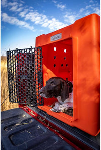 Dakota 283 Crate - Canine Rough and Tough Economy Kennel (Orange, Large)