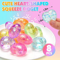 16 Pack Slow Rising Stress Balls，Textured Memory Soft Stress Ball – Fun for Kids & Family - 24 Pack Mini Stress Balls - image 3
