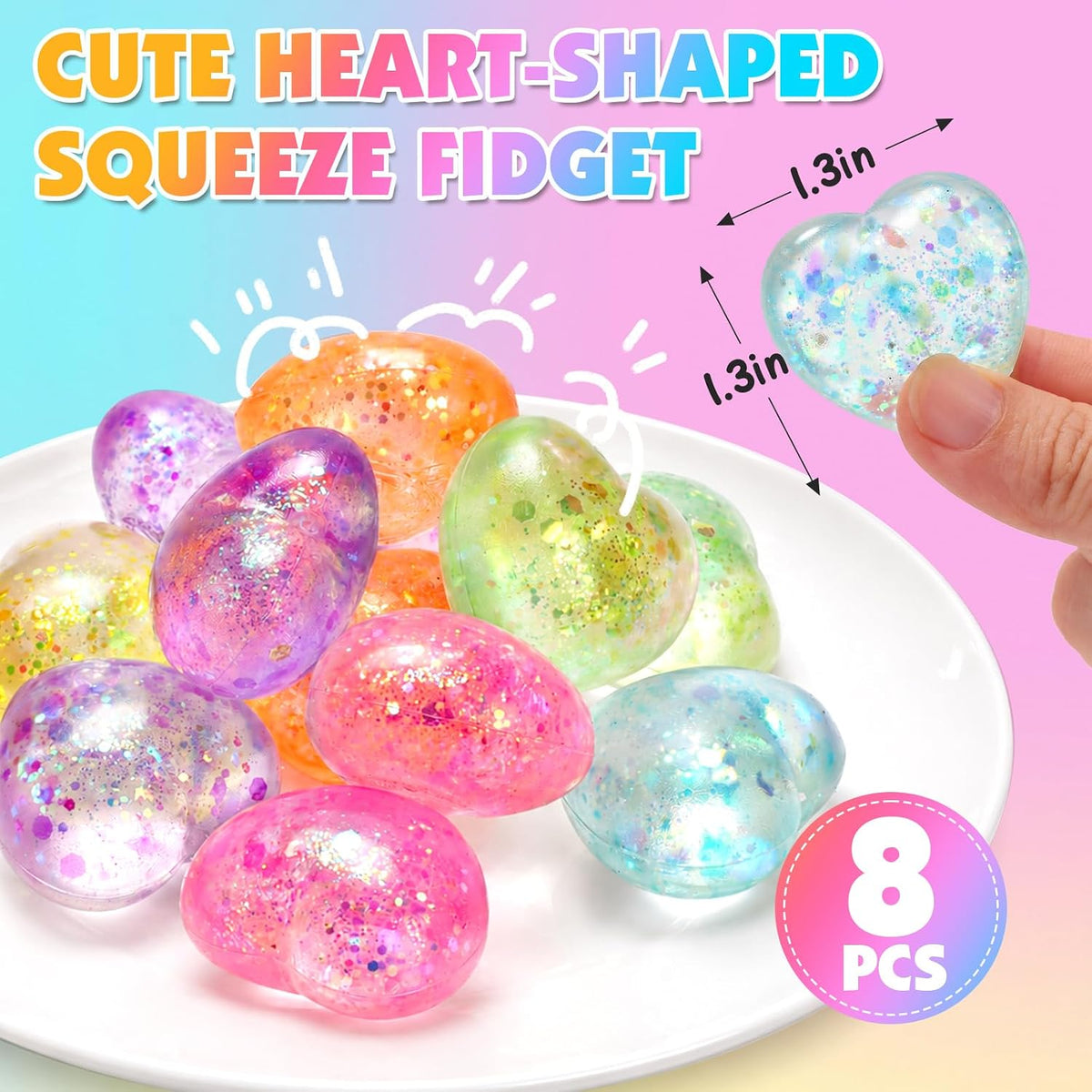 16 Pack Slow Rising Stress Balls，Textured Memory Soft Stress Ball – Fun for Kids & Family - 24 Pack Mini Stress Balls - image 3