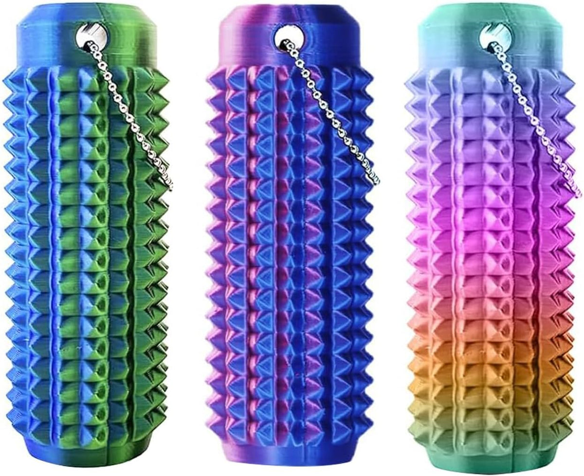 3PCS Little Ouchies Spiky Fidget Keychain for Adult – Fun for Kids & Family - 3PC-Style1