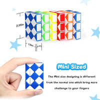 Snake Cube Puzzle, 18 Pack Yellow Party Favors for Kids – Fun for Kids & Family - 18 Pcs Snake Cubes - image 2