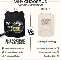 Parisian Pet Dog Halloween Costume - Police + Security / 4X-Large - image 4