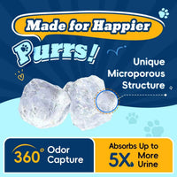 Crystal Cat Litter for Long-Lasting Odor Control, Non-Clumping - 8.6 lb / Low Tracking - image 2