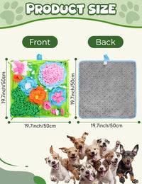 Snuffle Mat for Dogs, Slow Feeder Interactive Puzzle Dog Food Mat – Essentials for Dogs - image 3