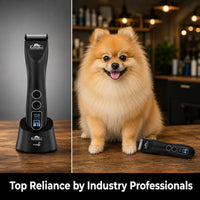 Kenchii Flash 5 Dog Grooming Clipper, Wolf Edition Black - Matte Black - image 4