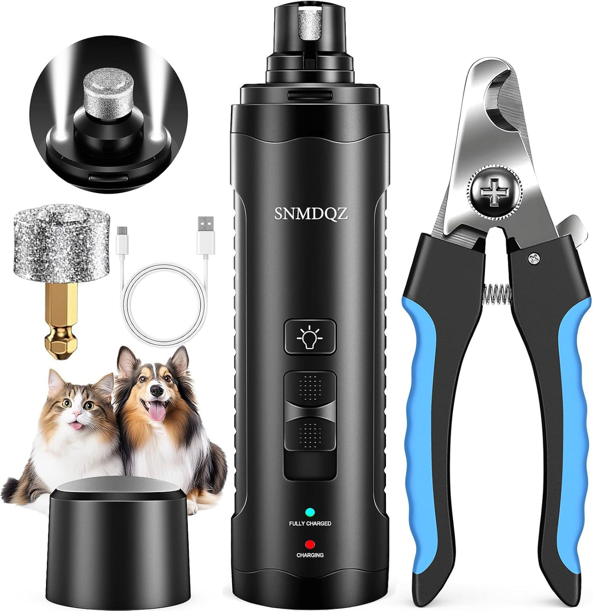 Dog Nail Grinder, Dog Nail Trimmers - Black