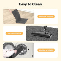 Absorbent Dog Door Mat for Muddy Paws - 48"L x 30"W x 1" Th / Dark Grey - image 3
