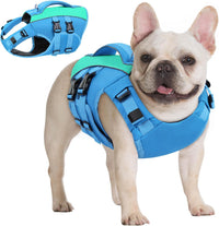 Dog Life Jacket Medium,Ripstop Dog Flotation Vest for Medium Dogs – Essentials for Dogs - Small / Blue
