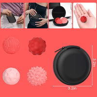 BUSOHA Silicone Magnetic Fidget Balls - Red / 1.2 Inch - image 2