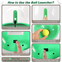 MEKAPLE Automatic Dog Ball Launcher - Launcher - Green - image 3