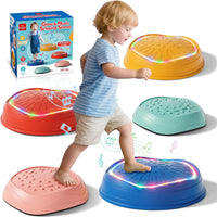 Lehoo Castle Musical Light Up Stepping Stones for Kids – Fun for Kids & Family - Blue