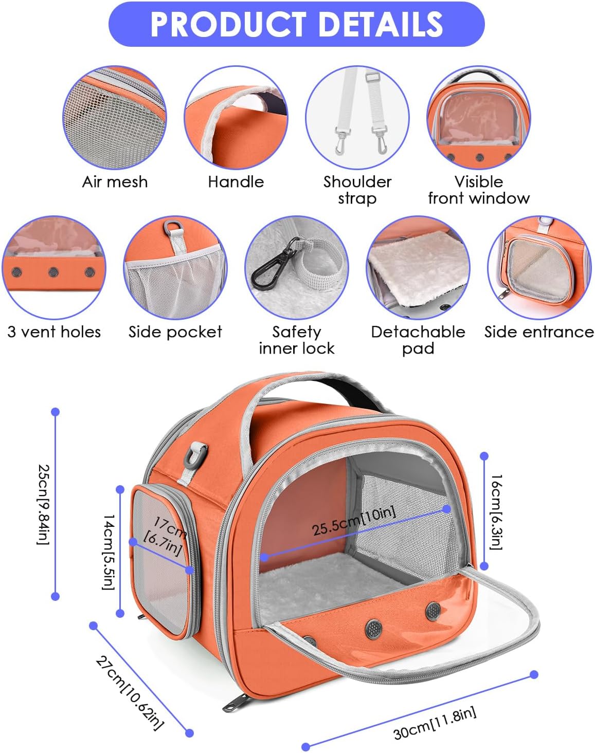 Bissap Guinea Pig Carrier Bag - Orange - image 2