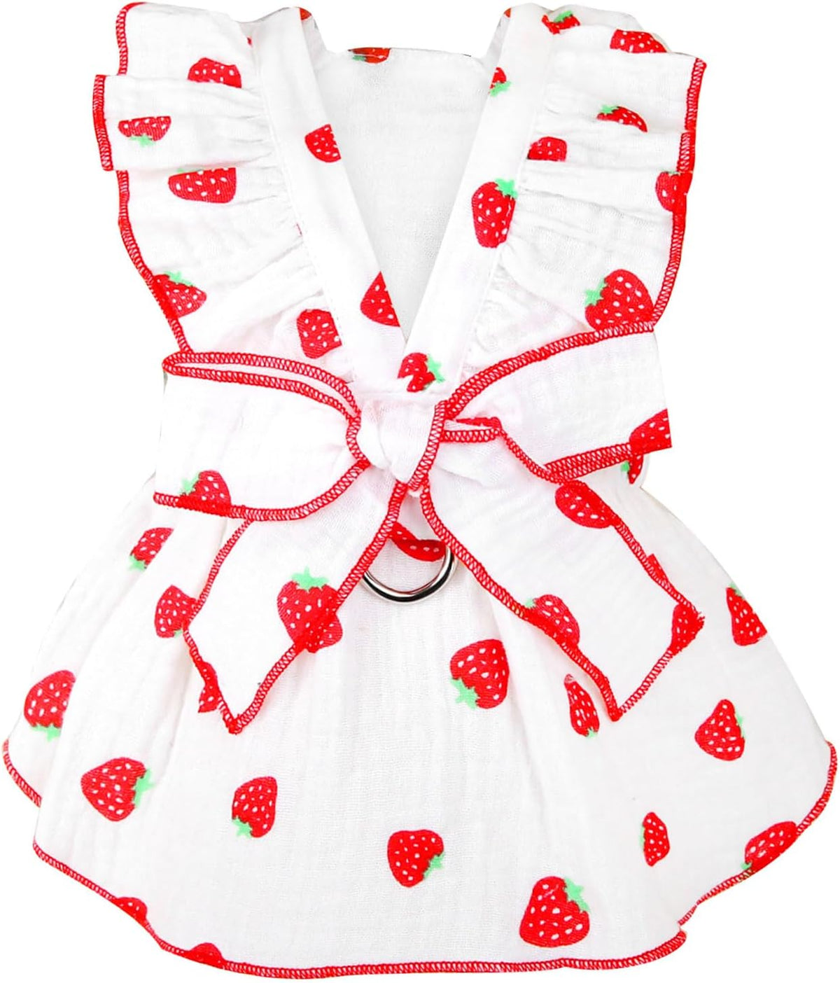 Dog Dresses for Small Dogs Girl Female Dog Cat Clothes Dress Cute - White / Small (suggest 4.5-6.5 lbs)
