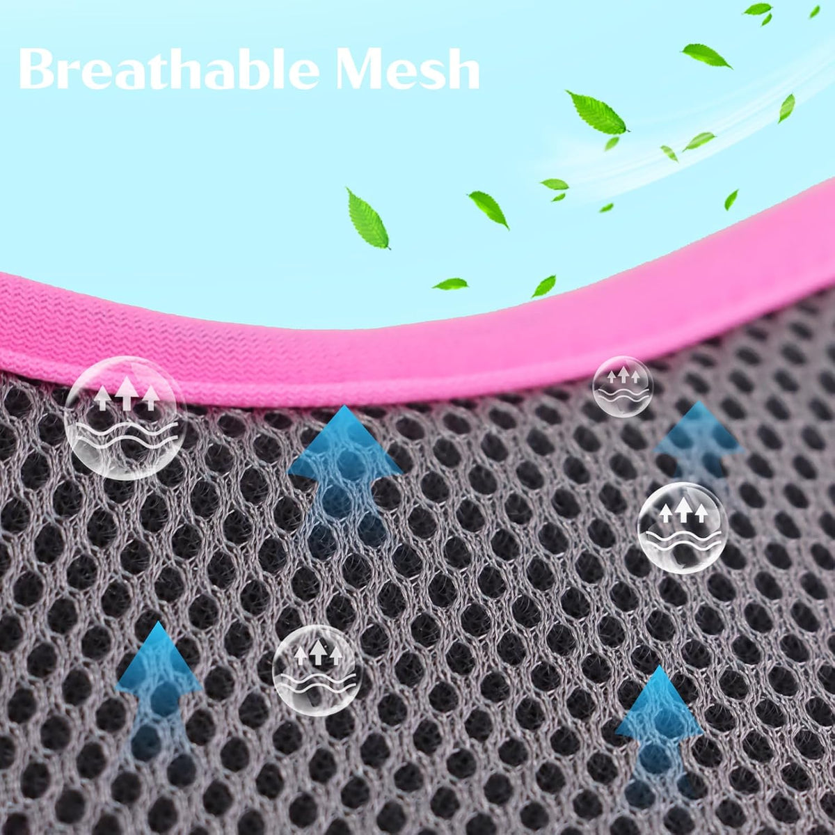 Dog Harness with Leash Set, No Pull Adjustable Step in Pet Vest – Essentials for Dogs - Pink (denim) / L - image 2