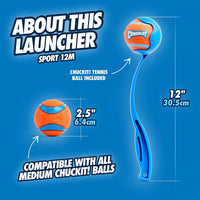 Chuckit! Classic 26M Dog Ball Launcher - Sport / 12in (Pack of 12) - image 4