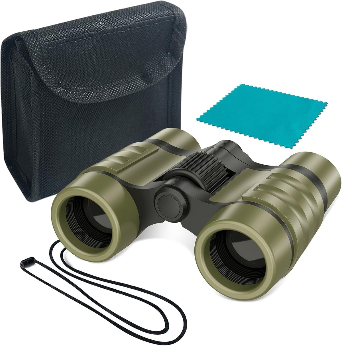 ESSENSON Binoculars for Kids - olive green