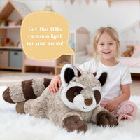 BENINY 31 Inch Giant Bunny Stuffed Animal - Raccoon_brown 30in - image 4