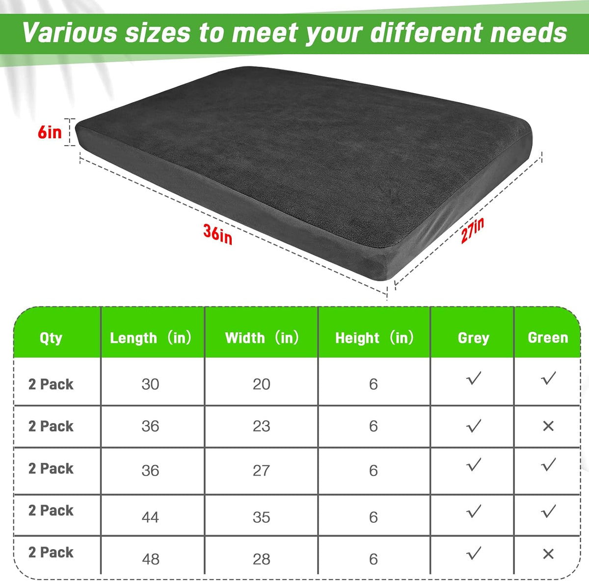 Dog Bed Covers Replacement Washable 100% Waterproof Soft Dog Bed - 36x27inch / Black - image 2