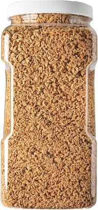 Aquatic Foods Inc. Mysis Shrimp-Freeze Dried Floating Small Mysis Shrimp for All Tropical Fish, Marine Fish, Baby Koi & Pond Fish, Baby Turtles…1-lb Lg Jar