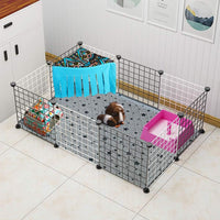 RIOUSSI Guinea Pig Hideout Hideaway Corner Fleece Toys Cage - Blue / Triangle - image 3