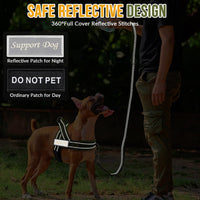 SlowTon No Pull Dog Harness and Leash Set, Heavy Duty - Green / Medium - image 4