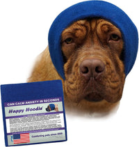 Happy Hoodie The Original Dog & Cat Calming Band for Noise & Anxiety - Extra Large / Blue