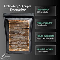 Rustic Teakwood Carpet Freshener Powder Refill 36 oz | Powerful Odor Eliminator for Home | Upholstery Deodorizer | Carpet Deodorizer | Pet Urine | Cat Litter Box | Mahogany Teakwood Fragrance