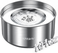 304 Stainless Steel Dog Water Bowl No Spill