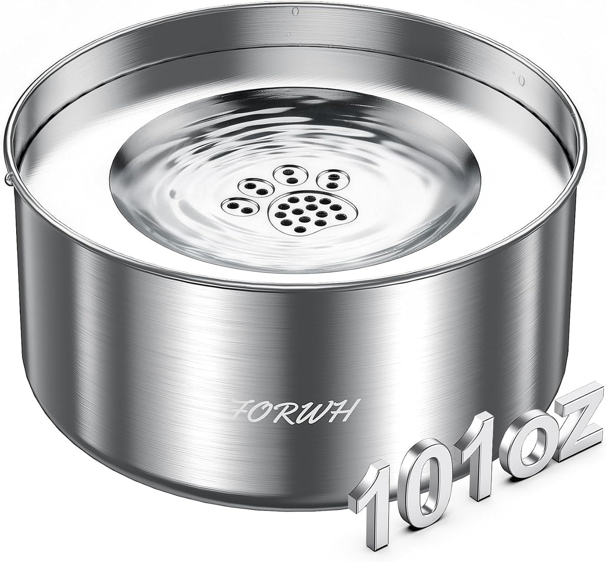 304 Stainless Steel Dog Water Bowl No Spill