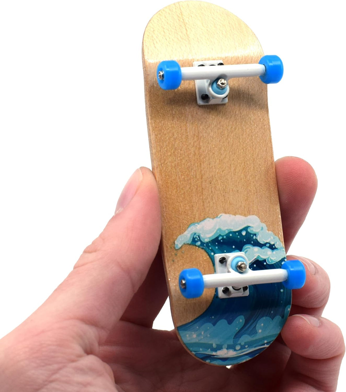 Teak Tuning Complete Fingerboard Waves Edition, Premium - Blue,white