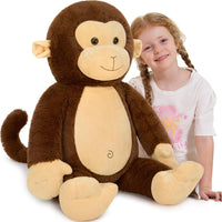 BENINY 31 Inch Giant Bunny Stuffed Animal - Monkey 30in