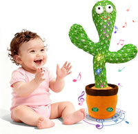 Hunfur Interactive Dancing Talking Cactus Toy