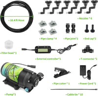 Reptile Misting System with Timer, 6 Nozzles, Self-Priming Pump - MINI with TIMER - image 3