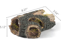 IBWell Aquarium Wood Fish Tank Decorations，Resin Fake Logs Terrarium - 8.3"*3.5"*15.9" - image 3