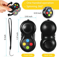 Skylety 2 Fidget Pad Game Controller Fidget Toy - Colorful and Black Style - image 2