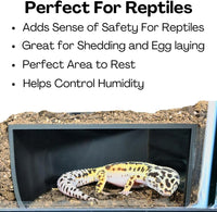 Reptile Corner Underground Cave Viewing Hide, Hognose Snake - Black - image 4