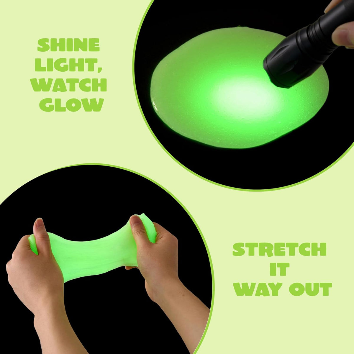 JOYIN Galaxy Color-Changing Putty, Slime for Kids 4.2oz - Lunar Glow - image 2